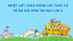 Bài giảng điện tử môn Tin học 4 | Bài 2: Di chuyển, sao chép thư mục và tệp (CĐ C2) | Cánh diều