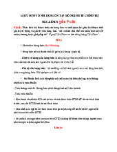 Gợi ý một số nội dung ôn tập môn Triết học Mac-Lenin - Học Viện Kỹ Thuật Mật Mã