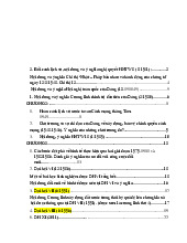 Đề cương môn LSĐ. Trường Đại học Nguyễn Tất Thành