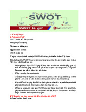 SWOT Phân Tích Du Lịch Sapa - Giữa Kỳ 20% (MKT 101). Môn Tổng quan du lịch | Đại học Trường Đại học Phenika.