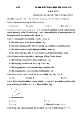 Bộ đề thi thử tốt nghiệp THPT 2025 môn Vật lí bám sát đề minh họa - Số 5 (có đáp án)
