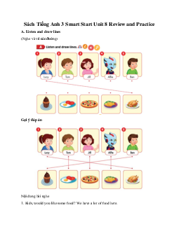 Sách Tiếng Anh 3 Smart Start Unit 8 Review and Practice