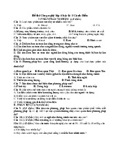 Đề thi học kỳ 1 môn Công nghệ lớp 6 năm học 2024 - 2025 - Đề số 3 | Bộ sách Cánh diều
