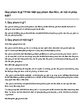 Quy phạm là gì? Phân biệt quy phạm đạo đức, xã hội và pháp luật?