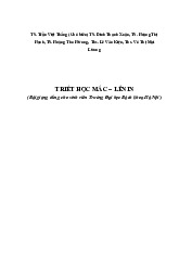 Bài giảng Môn Triết học Mác - Lênin | Đại học Bách Khoa Hà Nội