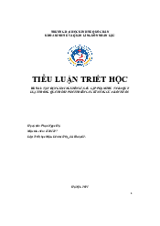 Vận dụng hai nguyên lý , sáu cặp phạm trù và ba quy luật trong  quá trình phát triển kỹ năng của bản thân - Triết học Mác Lenin| Đại học Kinh Tế Quốc Dân