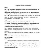 Đề cương môn Tư tưởng Hồ chí minh - trường đại học kinh tế- tài chính thành phố Hồ chí minh.