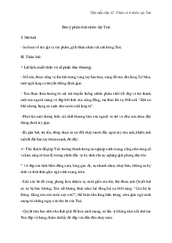 Phân tích nhân vật Tnú trong tác phẩm Rừng xà nu | Văn mẫu 12
