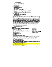 Bệnh án nội khoa: Loét cổ chân phải do ĐTĐ type 2 - BN 78 tuổi