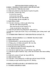 Ôn tập học phần Chương 1 đến 5 | Quản trị bán hàng | Học viện Tài chính