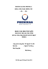 Nhận diện ngôn ngữ ký hiệu | Báo cáo bài tập lớn học phần Thị giác máy tính