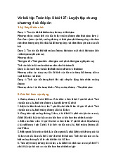 Vở bài tập Toán lớp 5 bài 137: Luyện tập chung chương 4 có đáp án