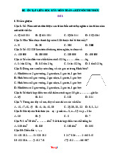 Bộ 5 Đề Ôn Tập Giữa Học Kỳ 1 Toán 4 Kết Nối Tri Thức Có Đáp Án