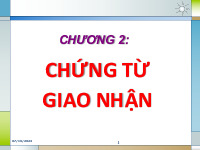 Chương 2 - Các chứng vận tải - ktvt