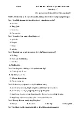 Đề thi thử tốt nghiệp THPT 2025 môn Địa lí bám sát đề minh họa - Đề 19