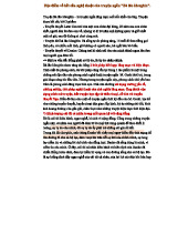 Đặc điểm và kết cấu nghệ thuật trong truyện ngắn "Bà lão Idecghin"