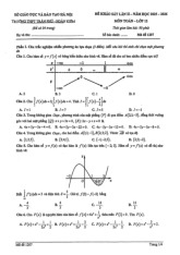 Đề khảo sát Toán 12 lần 2 năm 2025 – 2026 trường THPT Trần Phú – Hà Nội