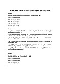 Bài tập về tỷ giá HỐI ĐOÁI và nghiệp vụ NGOẠI HỐI - Tài liệu tham khảo | Đại học Hoa Sen