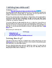 1 lot bằng bao nhiêu USD