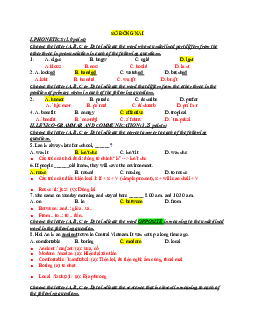 Đề thi tuyển sinh lớp 10 THPT năm học 2022-2023 môn Tiếng Anh (không chuyên) - Sở Giáo dục và Đào tạo Đồng Nai có đáp án và giải thích chi tiết