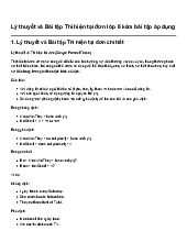 Lý thuyết và Bài tập Thì hiện tại đơn lớp 6 kèm bài tập áp dụng