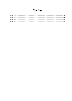 Bài tập lớn kết thúc học phần môn Quản trị sản xuất | Học viện Công nghệ Bưu chính Viễn thông