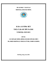 Báo cáo Xây dựng hệ thống điểm danh sinh viên dựa trên nhận diện khuôn mặt sử dụng kỹ thuật deep learning | Môn Thực tập chuyên ngành - Đại học Hải Phòng