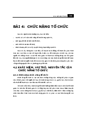 Chương 4 - Chức năng tổ chức | Quản trị học đại cương | Đại học Bách Khoa Hà Nội