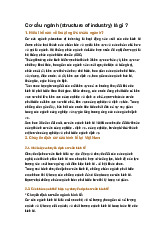 Cơ cấu ngành (structure of industry) là gì ?