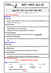 Giáo Án Dạy Thêm Toán 8 Chân Trời Sáng Tạo Học Kỳ 1