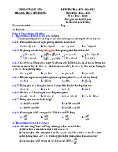 Đề giữa học kì 1 Toán 9 năm 2024 – 2025 trường THCS Yên Phong – Nam Định
