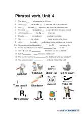 Phrasal verb Unit4 | Đại học Tây Đô