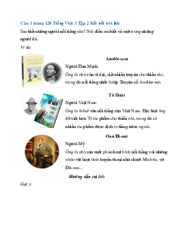 Giải SGK Tiếng Việt 3 trang 128, 129 Bài 29: Bác sĩ Y-éc-xanh - Nói và nghe | Kết nối tri thức