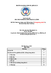 Bài tập lớn KTCT - Kinh tế Chính trị Mác-Lê Nin (KTCT01) | Đại học kinh tế quốc dân NEU