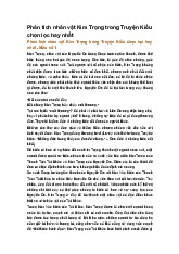 Phân tích nhân vật Kim Trọng trong Truyện Kiều chọn lọc hay nhất