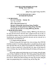 BÁO CÁO THÀNH TÍCH CÁ NHÂN ĐỀ NGHỊ KẾT NẠP ĐẢNG 12A5 | Môn Triết học Mác - Leenin | Đại học Hồng Đức