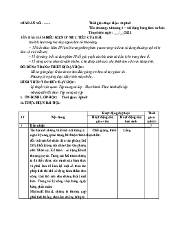Bài giảng chương 4: sử dụng bảng tính cơ bản