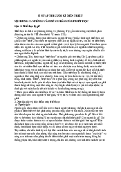 Top 10 nội dung ôn tập môn Triết học Mac Lenin | Trường Đại học Ngoại ngữ, Đại học Đà Nẵng