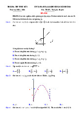 Đề ôn tập cuối kì 1 Toán 10 năm 2024 – 2025 trường THPT Thủ Đức – TP HCM