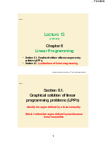 Chương 13: Linear Programming | Môn toán cao cấp