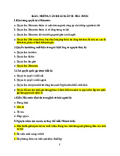 Câu hỏi ôn thi Pháp luật đại cương | Trường Đại học Bách khoa thành phố Hồ Chí Minh