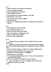 Đáp án bài tập viết lại câu môn tiếng anh cơ bản 2 | Học viện tài chính