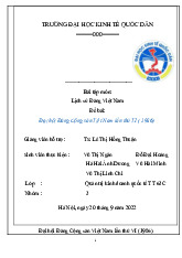 Đại hội Đảng Cộng sản Việt Nam lần thứ VI ( 1986) | Bài tập môn Lịch sử đảng cộng sản Việt Nam