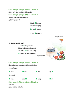 Giải SGK môn Tiếng việt 2 - Bài 29: Nghe - viết: Buổi trưa hè(6) | Cánh diều