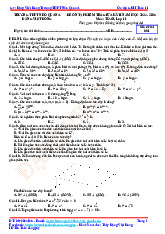 Tuyển tập 08 đề ôn tập kiểm tra giữa học kỳ 2 môn Toán 11 năm 2024 – 2025 có đấp án