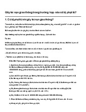 Gây tai nạn giao thông trong trường hợp nào sẽ bị phạt tù?