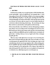 Hiện trạng môi trường nước biển ven bờ cần giờ | Tài nguyên và môi trường nước | Trường Đại học Khoa học Tự nhiên, Đại học Quốc gia Hà Nội