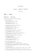 Thí nghiệm 4: Array & string môn Công nghệ thông tin | Trường Đại học Khoa học tự nhiên, Đại học Quốc gia Thành phố Hồ Chí Minh