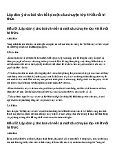 Lập dàn ý cho bài văn kể lại một câu chuyện lớp 4 Kết nối tri thức