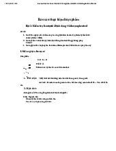 Báo cáo thực hiện dược phẩm Bài 3: Kiểm tra Isoniazid. Định dạng Chloramphenicol môn Hóa Dược| Trường Đại học Y Dược, Đại học Quốc gia Hà Nội
